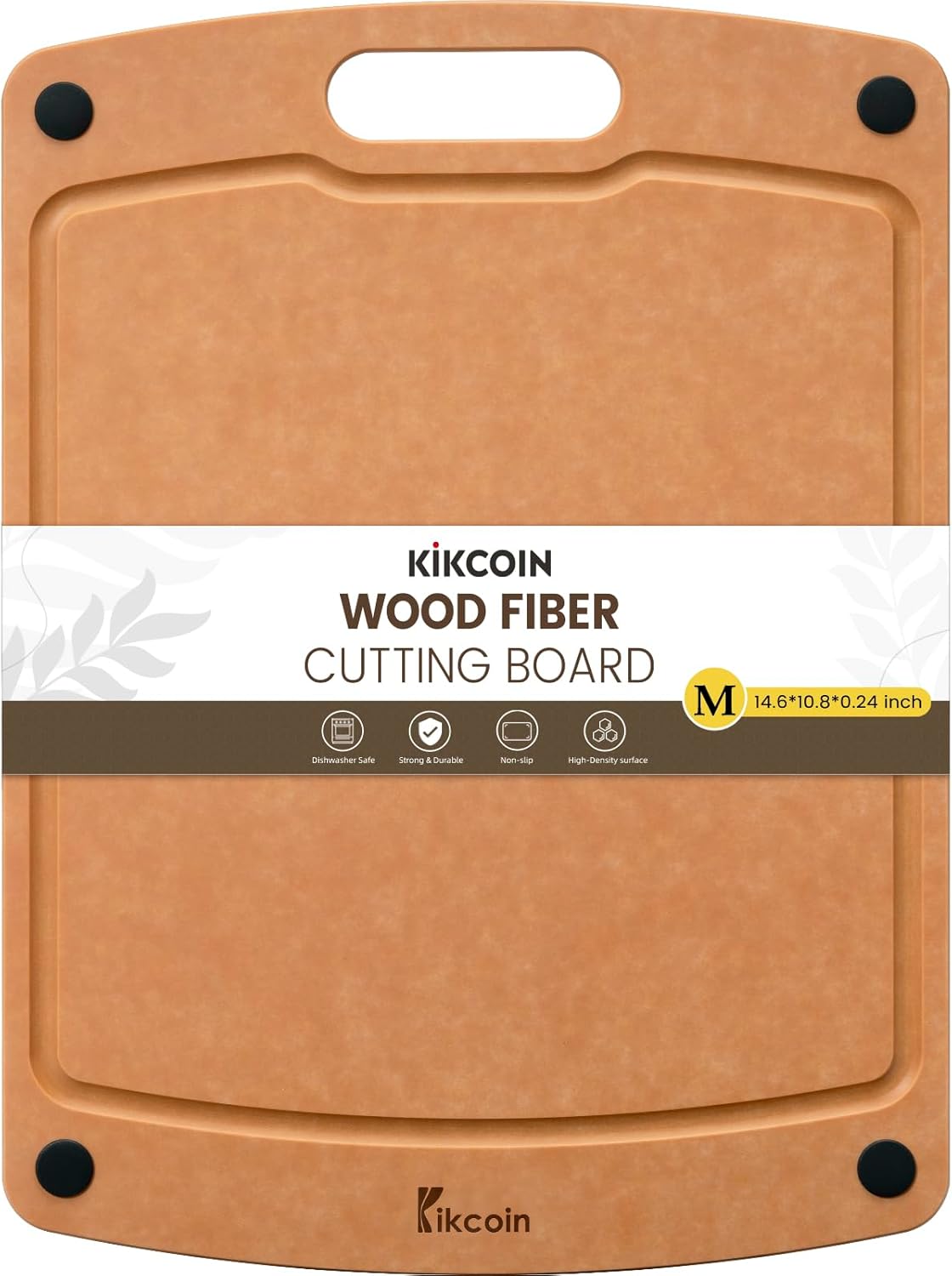 Wood Cutting Board, Cutting Boards for Kitchen Dishwasher Safe Non-slip Chopping...