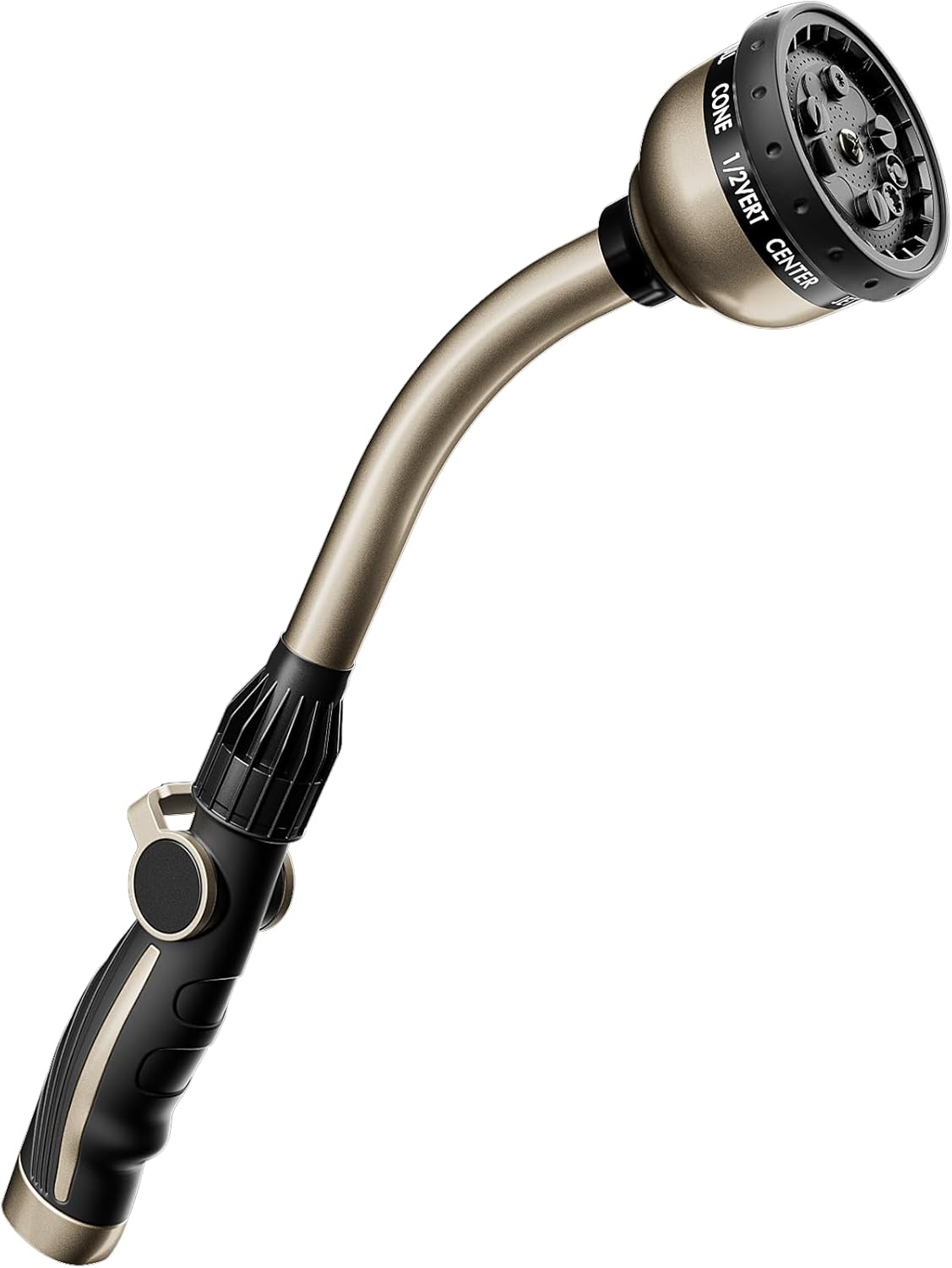 RESTMO Watering Wand Heavy Duty, Metal Garden Hose Wand with 10 Spray Patterns,...