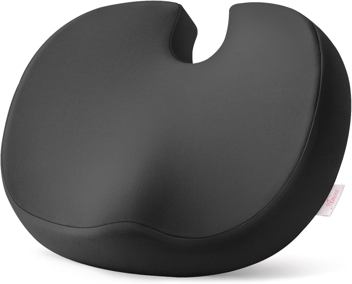 Stylish Black Seat Cushion, Ergonomic Wider Office Chair Cushion Enhances Postur...