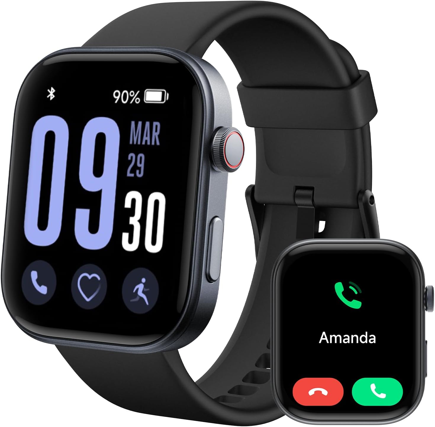 Fitpolo Smart Watches for Men/Women, 1.99” Large AMOLED Display Fitness Tracker...
