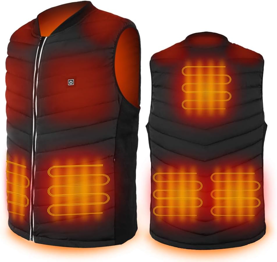 Hoson Heated Vest for Men and Women,Heated Jacket Winter Heating Vest Hunting X-...