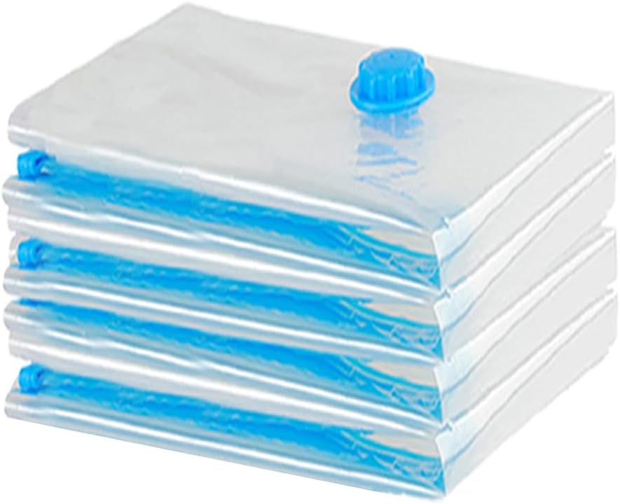 QH7 Small Vacuum Storage Bags. 80% More Storage,Travel Vacuum bags clothes, Doub...