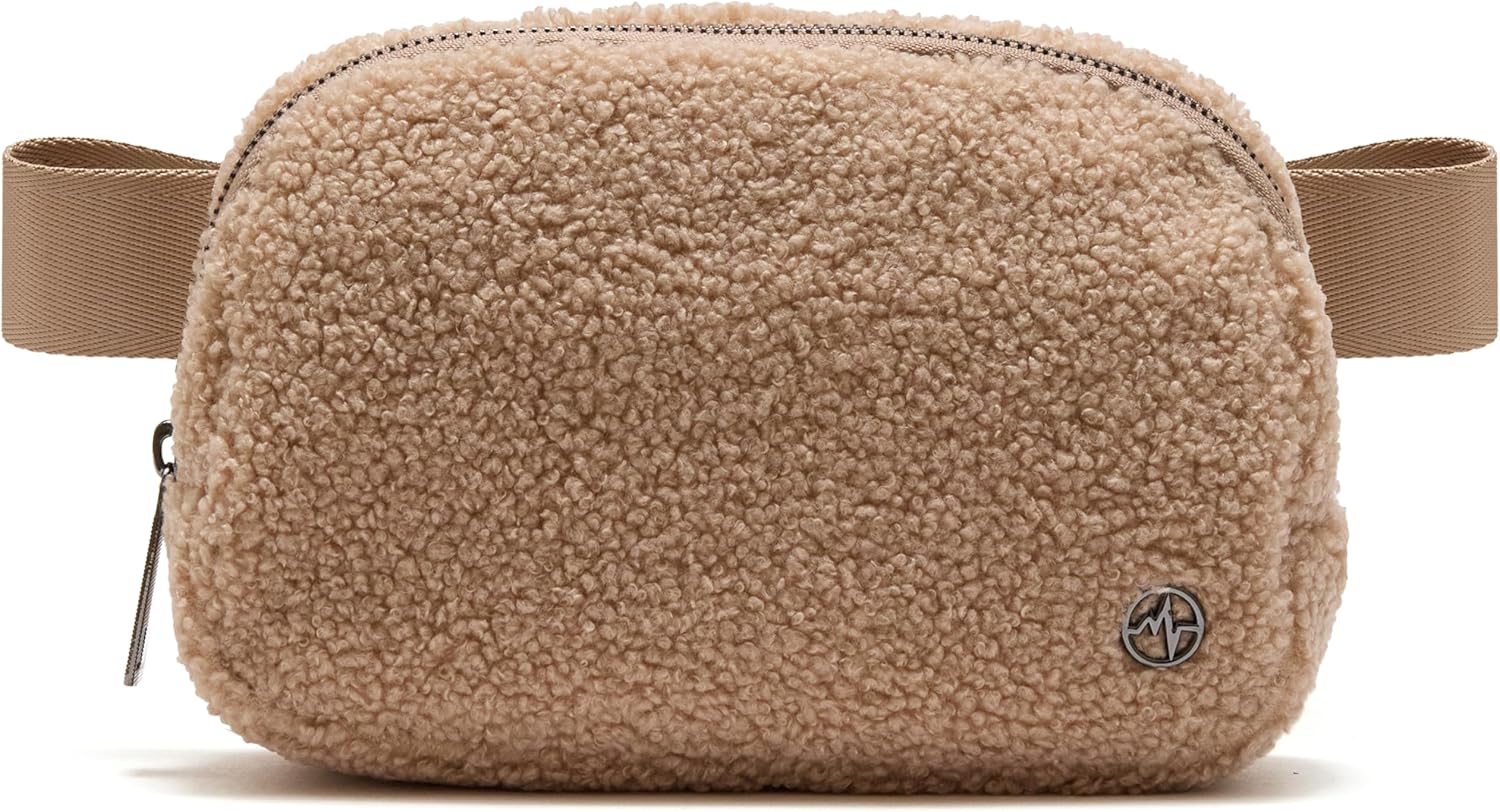 Pander Fanny pack Everywhere Fleece Belt Bag for Women and Men with Adjustable s...