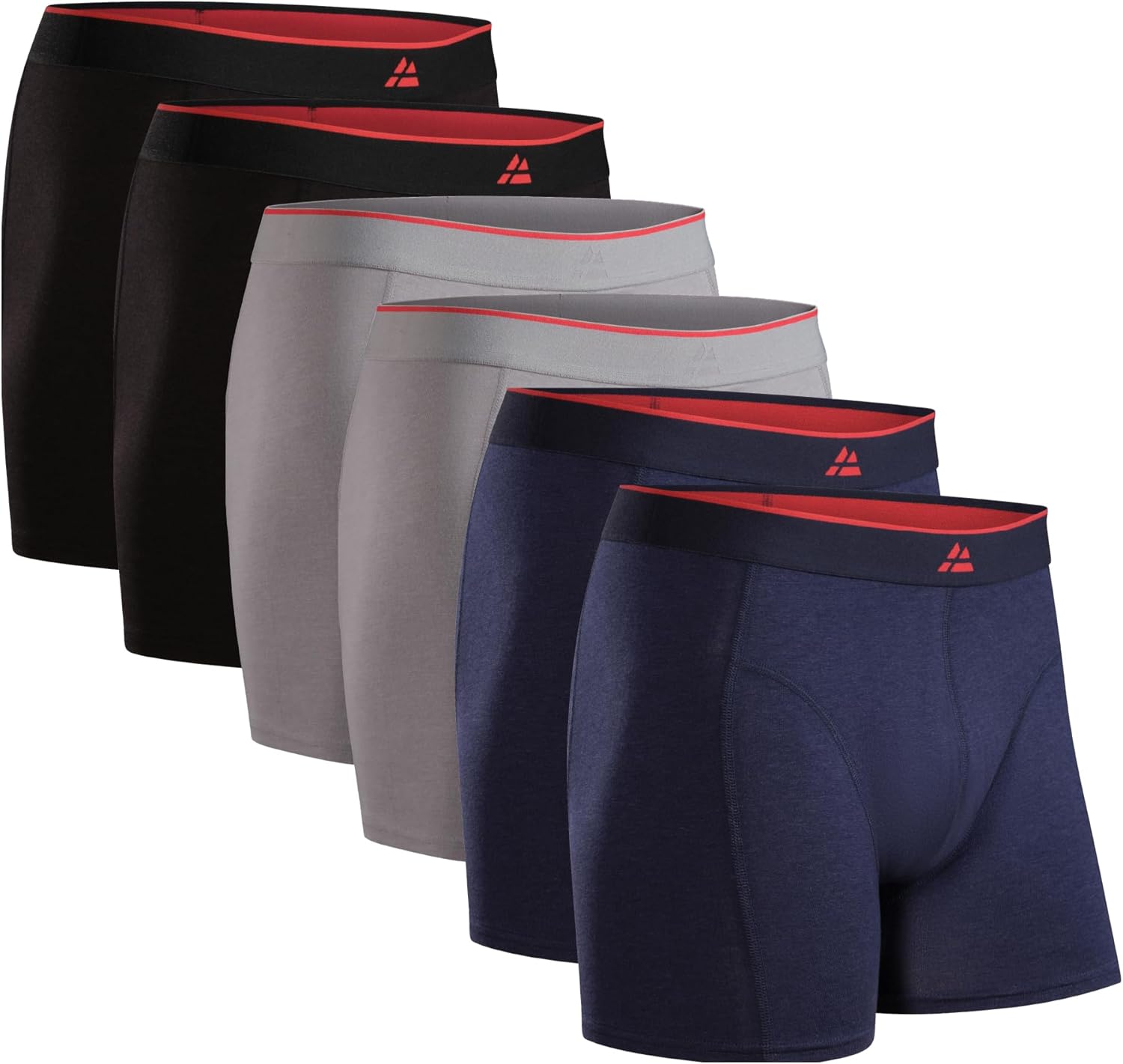 DANISH ENDURANCE Bamboo Boxer Shorts for Men, Breathable Underwear, Soft Antibac...