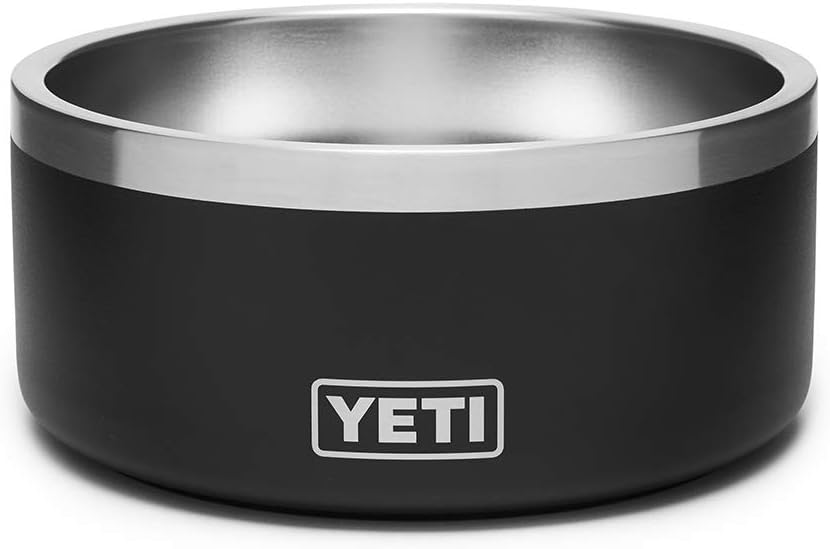 YETI Boomer 4, Stainless Steel, Non-Slip Dog Bowl, Holds 32 Ounces Black