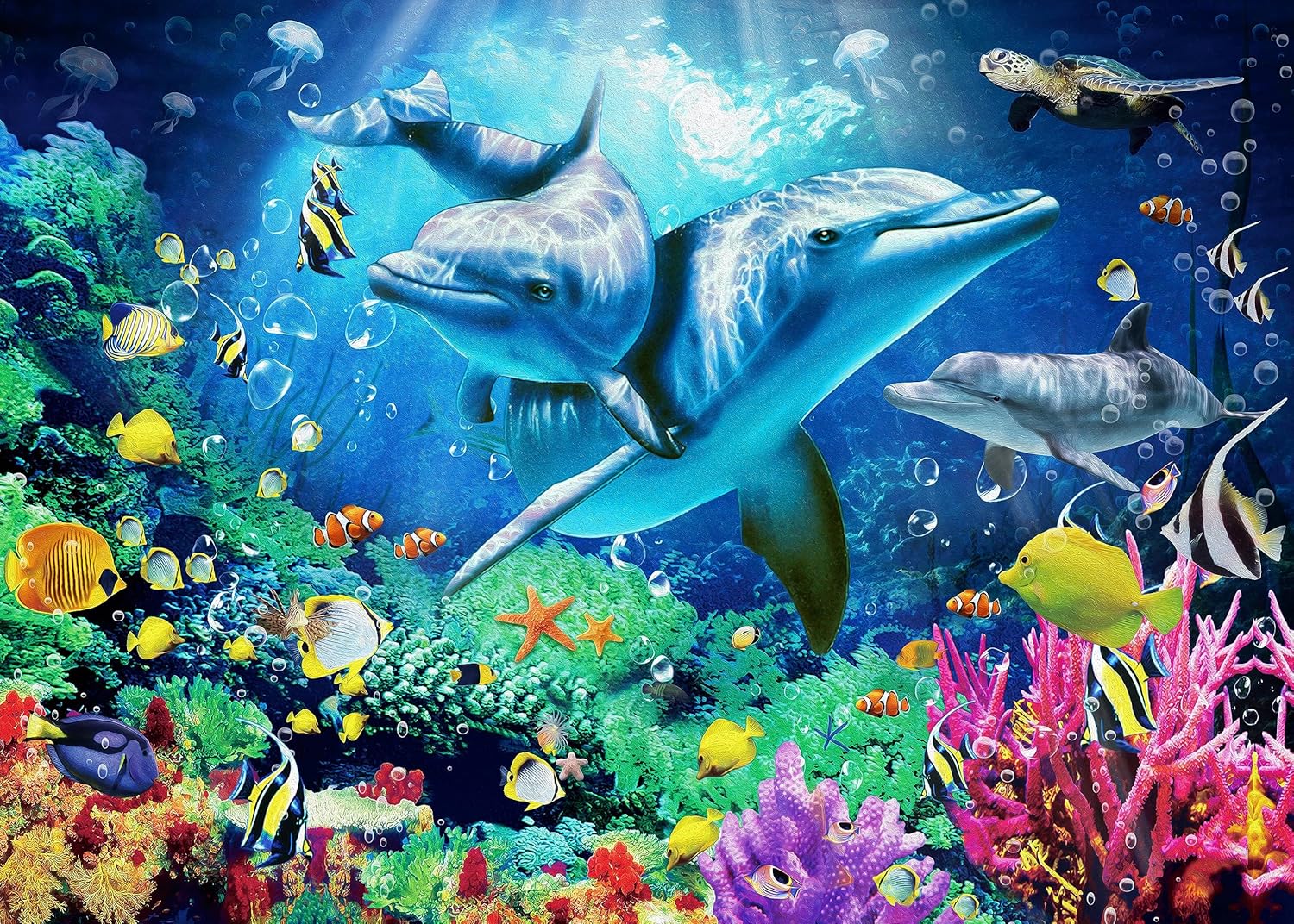 Nattork Jigsaw Puzzles 100 Pieces for Kids Youth Puzzle Beginner (Sea World) Pie...