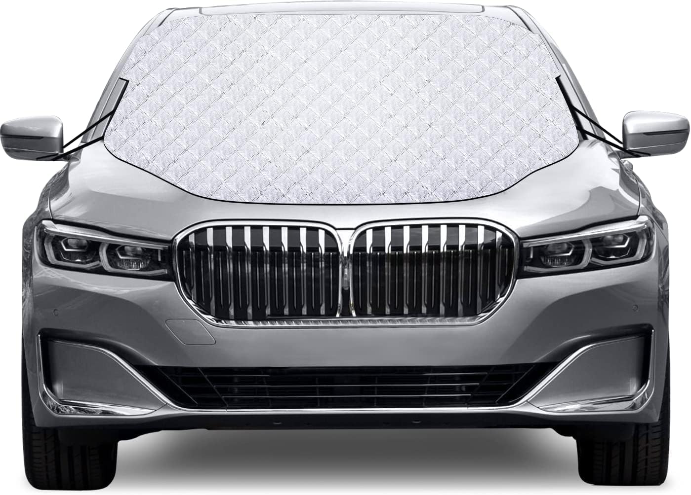 Karvipark Car Windscreen Cover, Magnetic Car Windshield Cover, Snow Ice Frost UV...