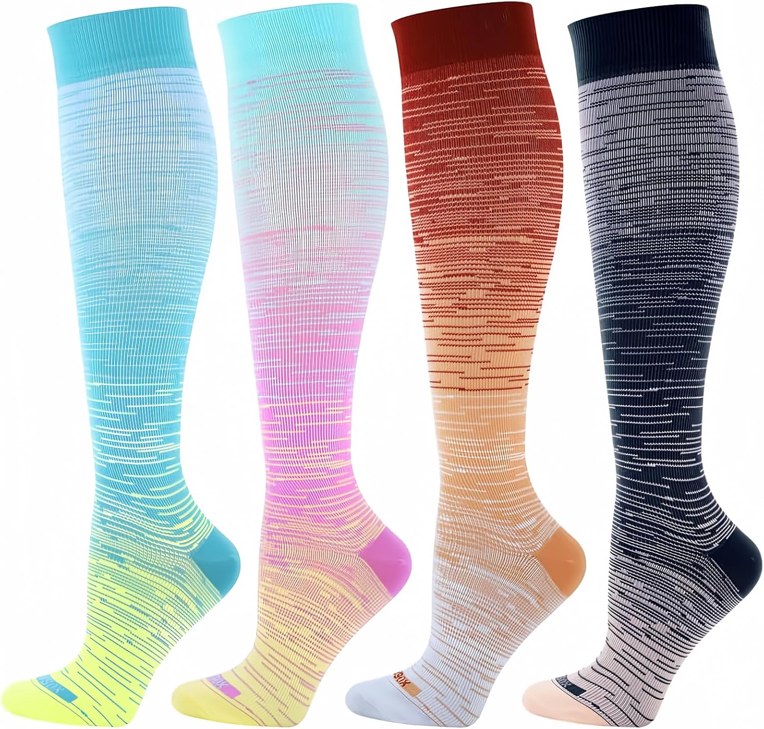 LEVSOX Compression Socks Women and Men, 20-30mmHg, Best for Nurses, Travel, Preg...