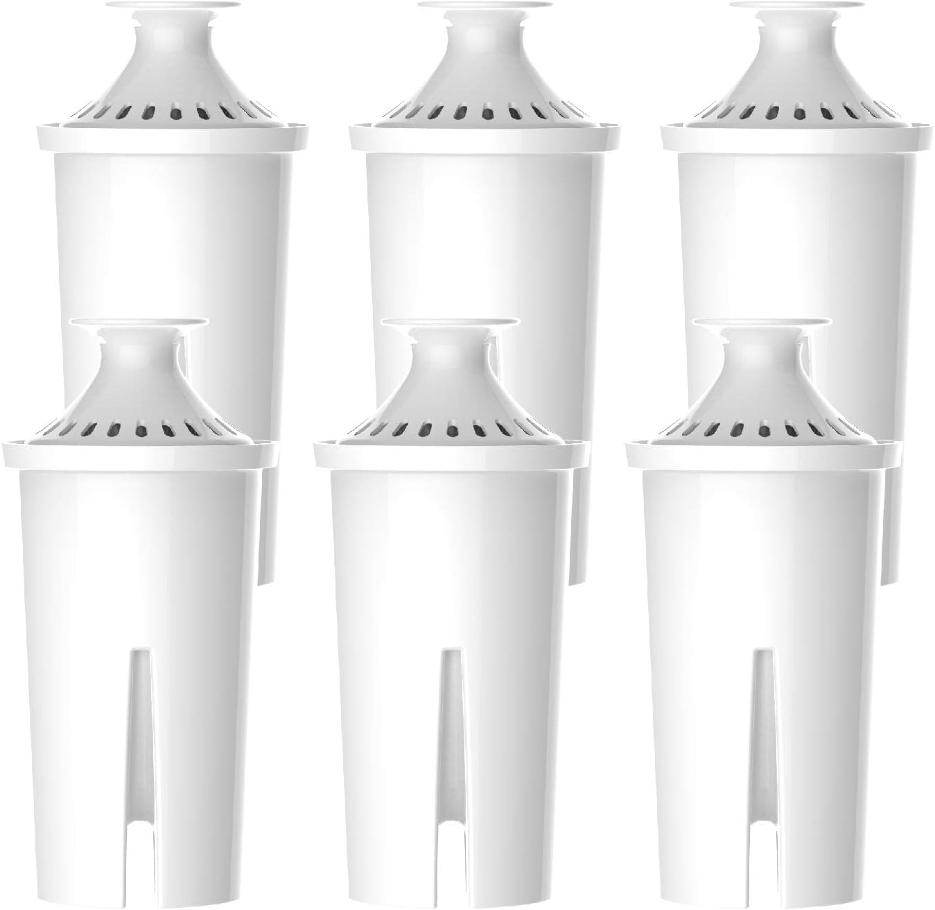 6 Packs Pitcher Water Filter, Replacement for Brita® classic 35557, OB03, Mavea®...