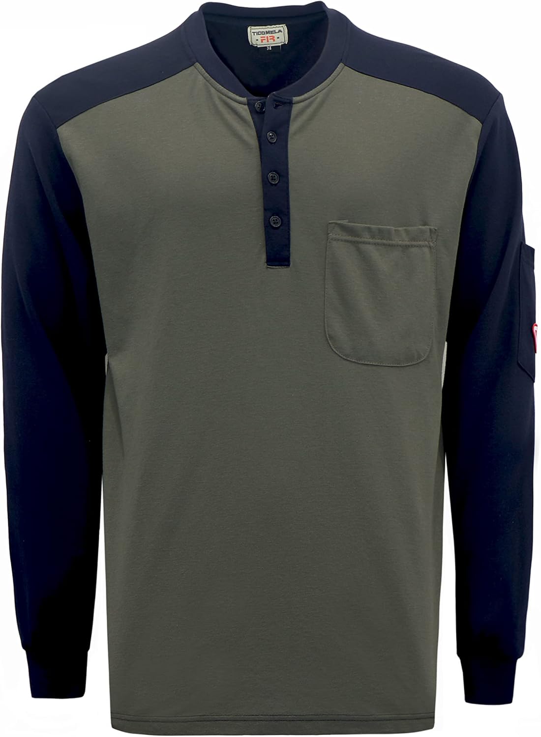 TICOMELA FR T Shirt Flame Resistant Shirt 5.5oz 100% Cotton Light Weight Workwea...