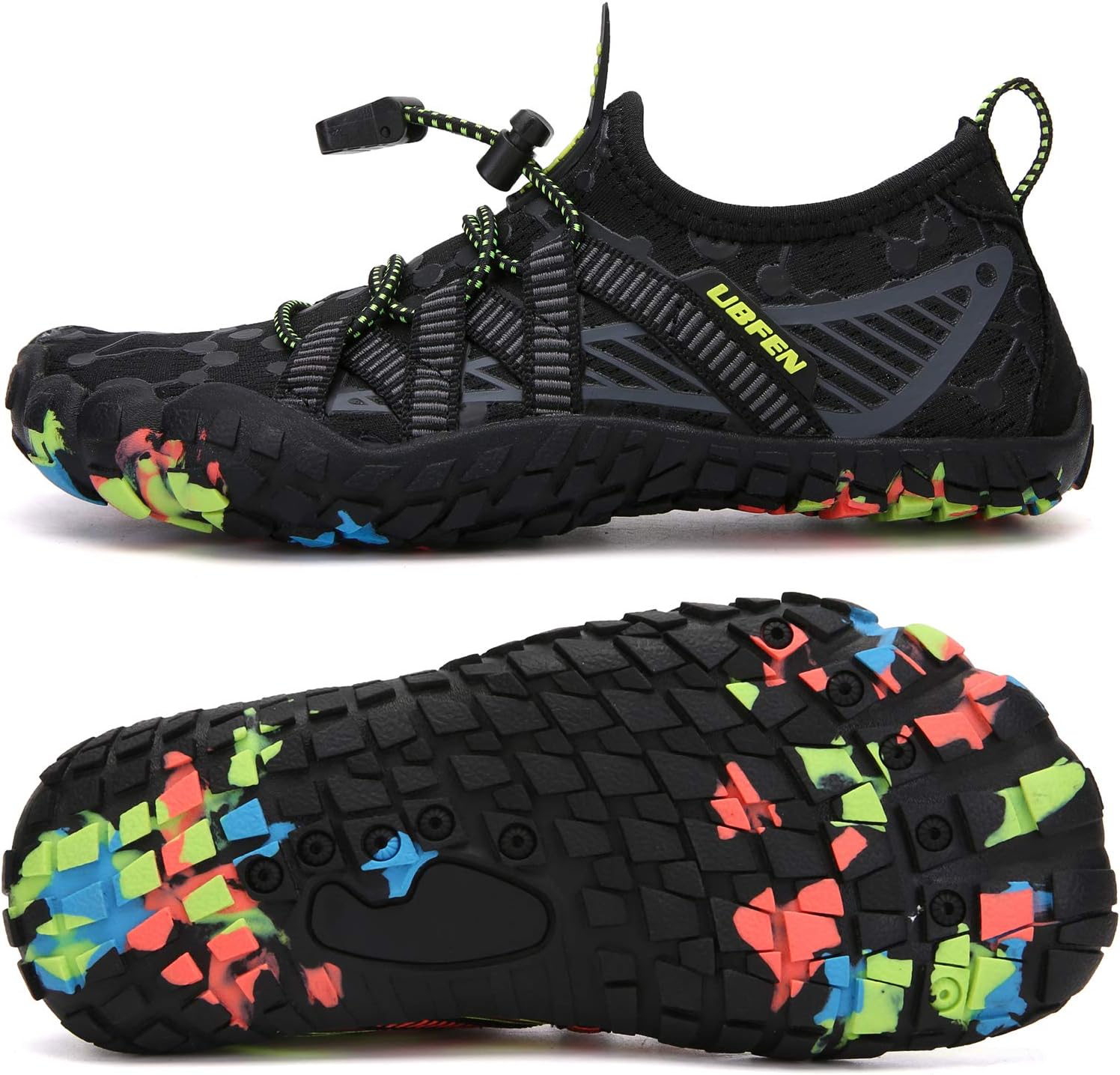 UBFEN Water Shoes for Kids Boys Girls Aqua Socks Barefoot Beach Sports Swim Pool...