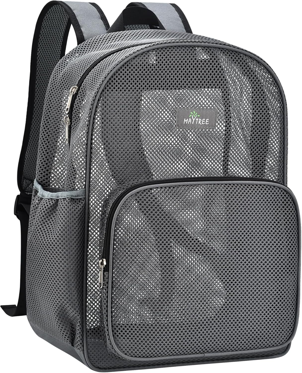 MAY TREE Mesh Backpack for School Beach Swimming Outdoor Fitness, Heavy Duty Mes...