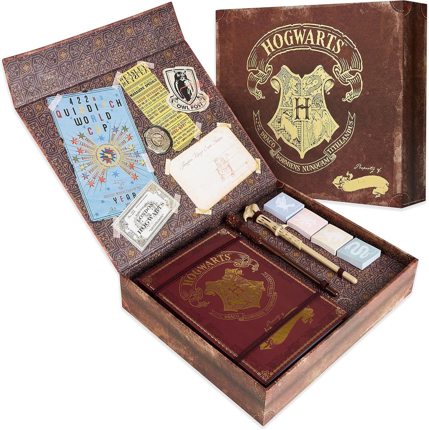 Harry Potter Gifts, Stationery Set with Notebook, Wand Pen, Letter Writing Set w...