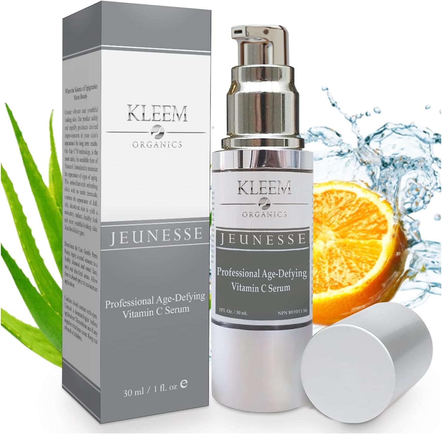 Vitamin C Serum for Face 20% – Reduces Dark Spots, Wrinkles & Blemishes – Bright...