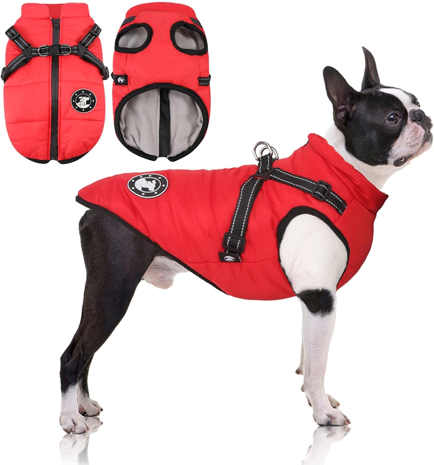 LUOWAN Warm Dog Coats Waterproof Upgrade Dog Clothes for Winter Cold Weather Coz...