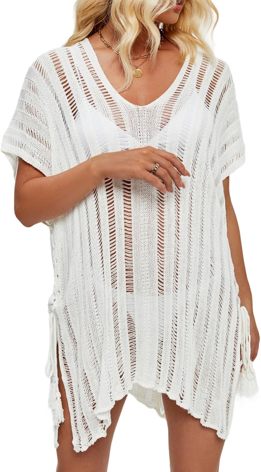 Bathing Suit Cover Ups for Women, Women's Swimwear Beach Bikini Swimsuit Pool Cr...