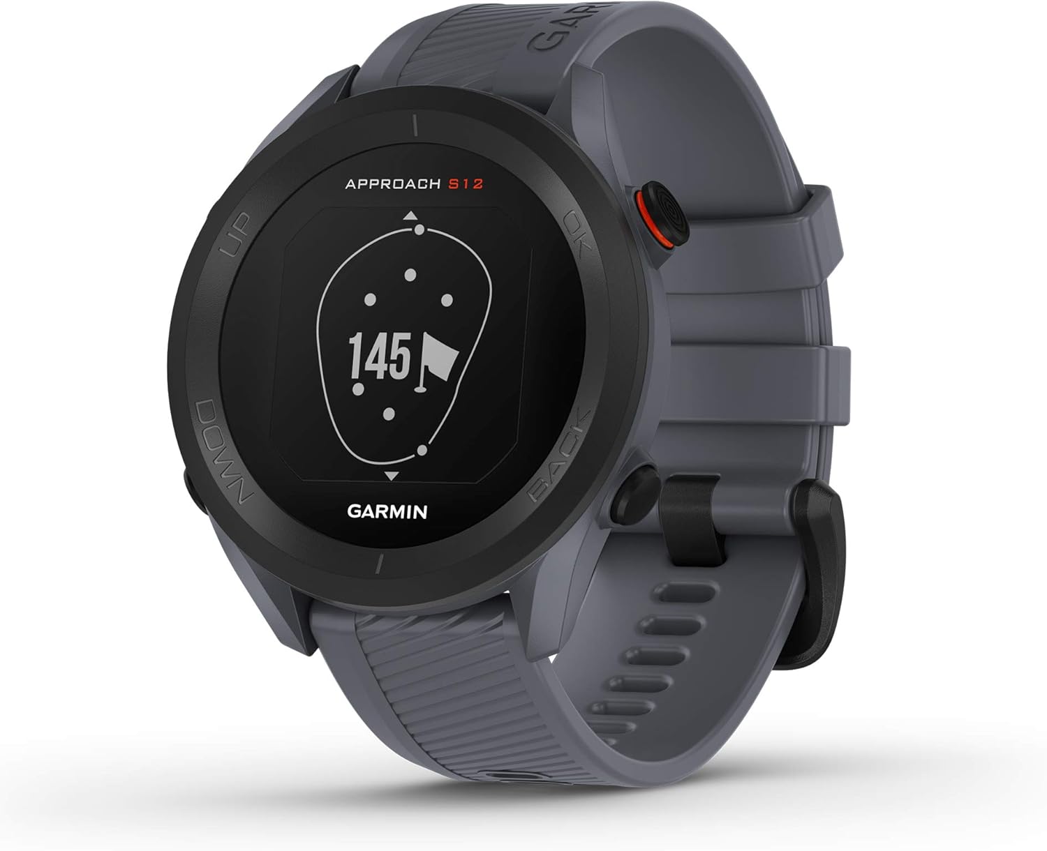 Garmin Approach S12, Easy-to-Use GPS Golf Watch, 42k+ Preloaded Courses, Granite...