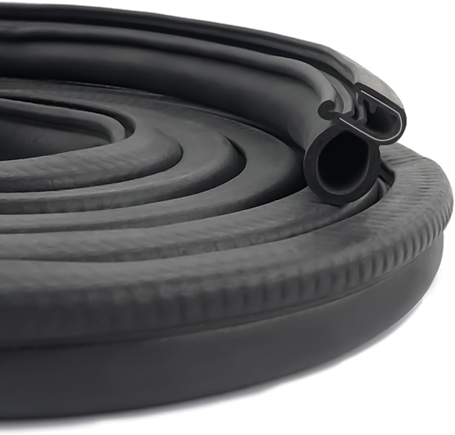 30Ft Car Door Seal Strip,U-Shaped Automotive Weather Stripping Rubber Seal Strip...