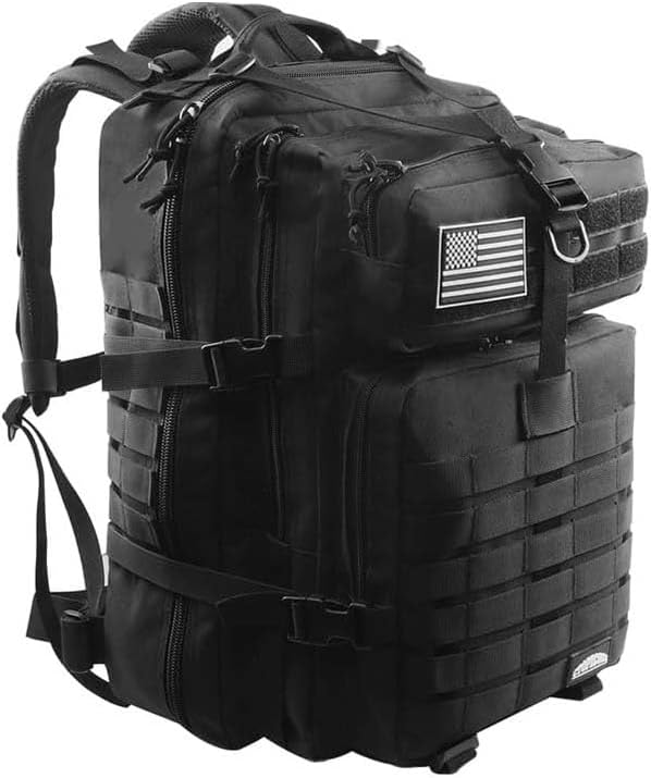 45L Military Tactical Backpack 3 Day Molle Assault Pack Large Army Bug Out Bag R...