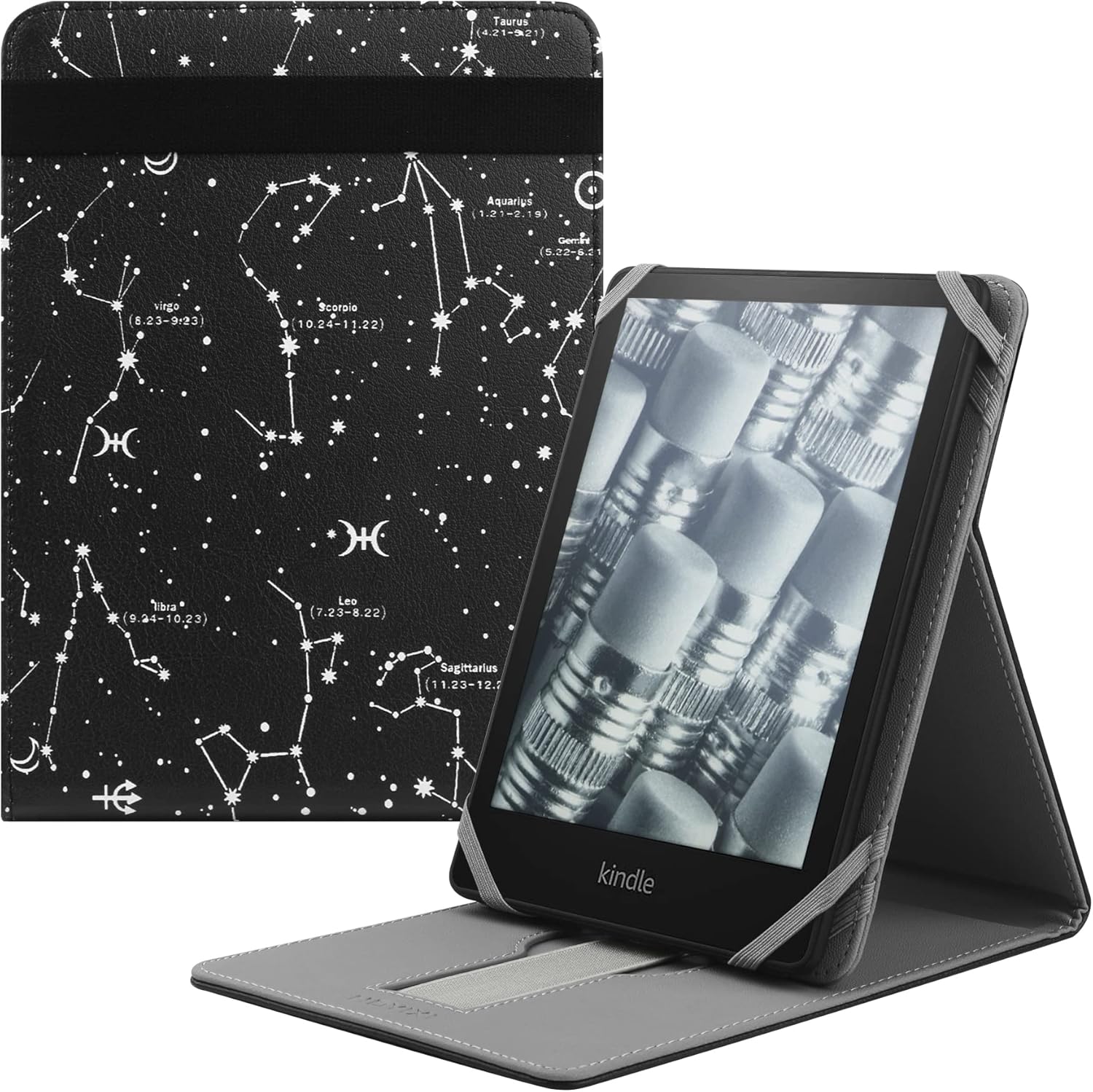 HoYiXi Foldable Case for 6.8",7" Kindle Paperwhite/Colorsoft 2024-2021/ Paperwhi...