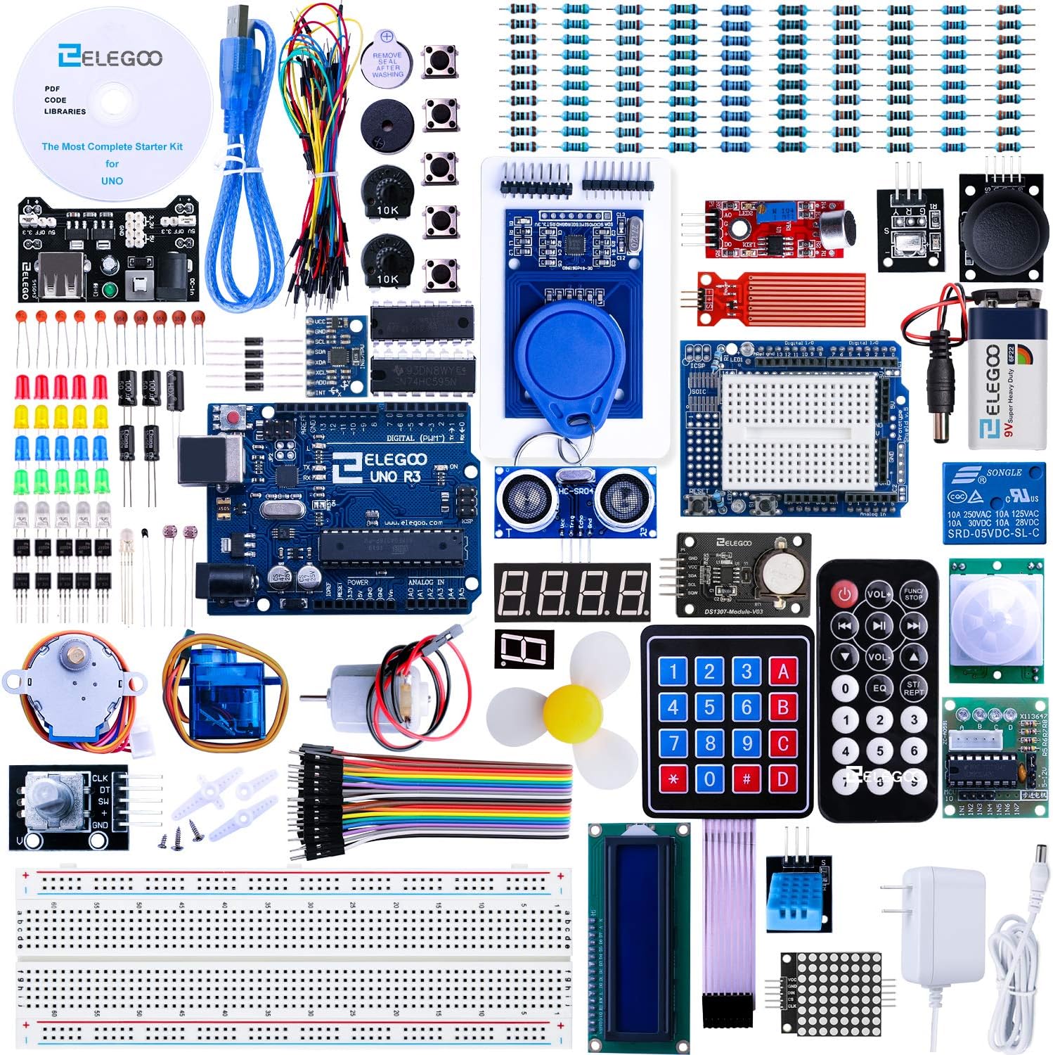 ELEGOO UNO R3 Project Most Complete Starter Kit wi...