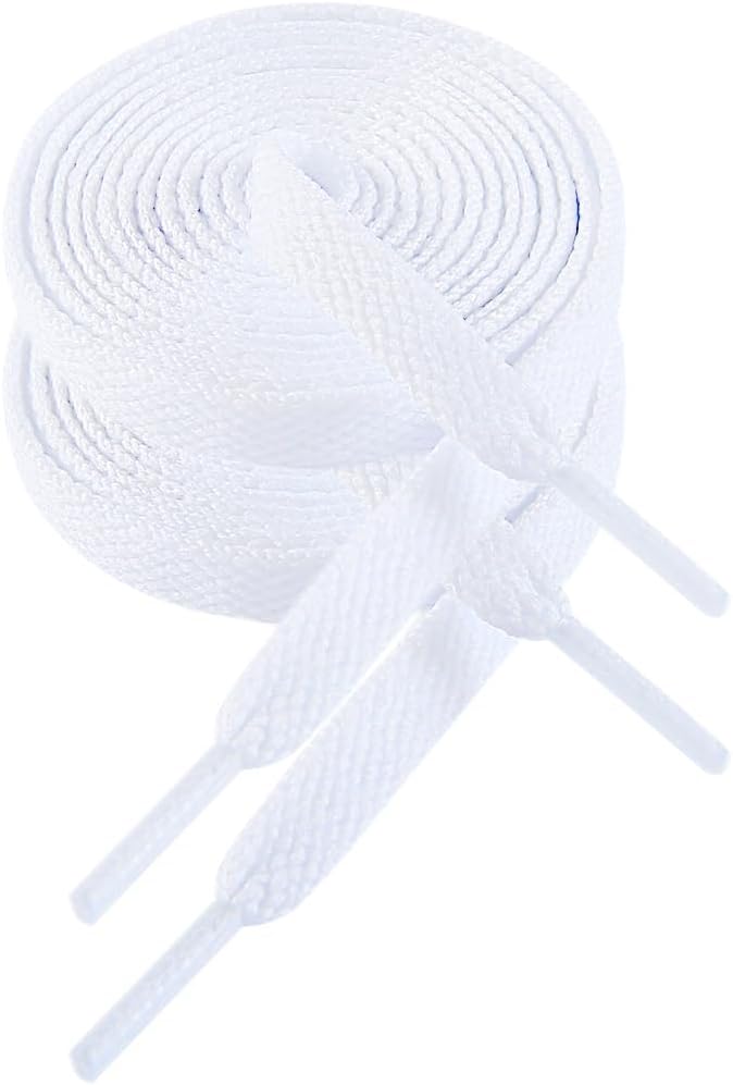 VSUDO 2 Pairs Flat Shoe Laces for Sneakers, Shoe Strings/Shoelaces for Sneakers...