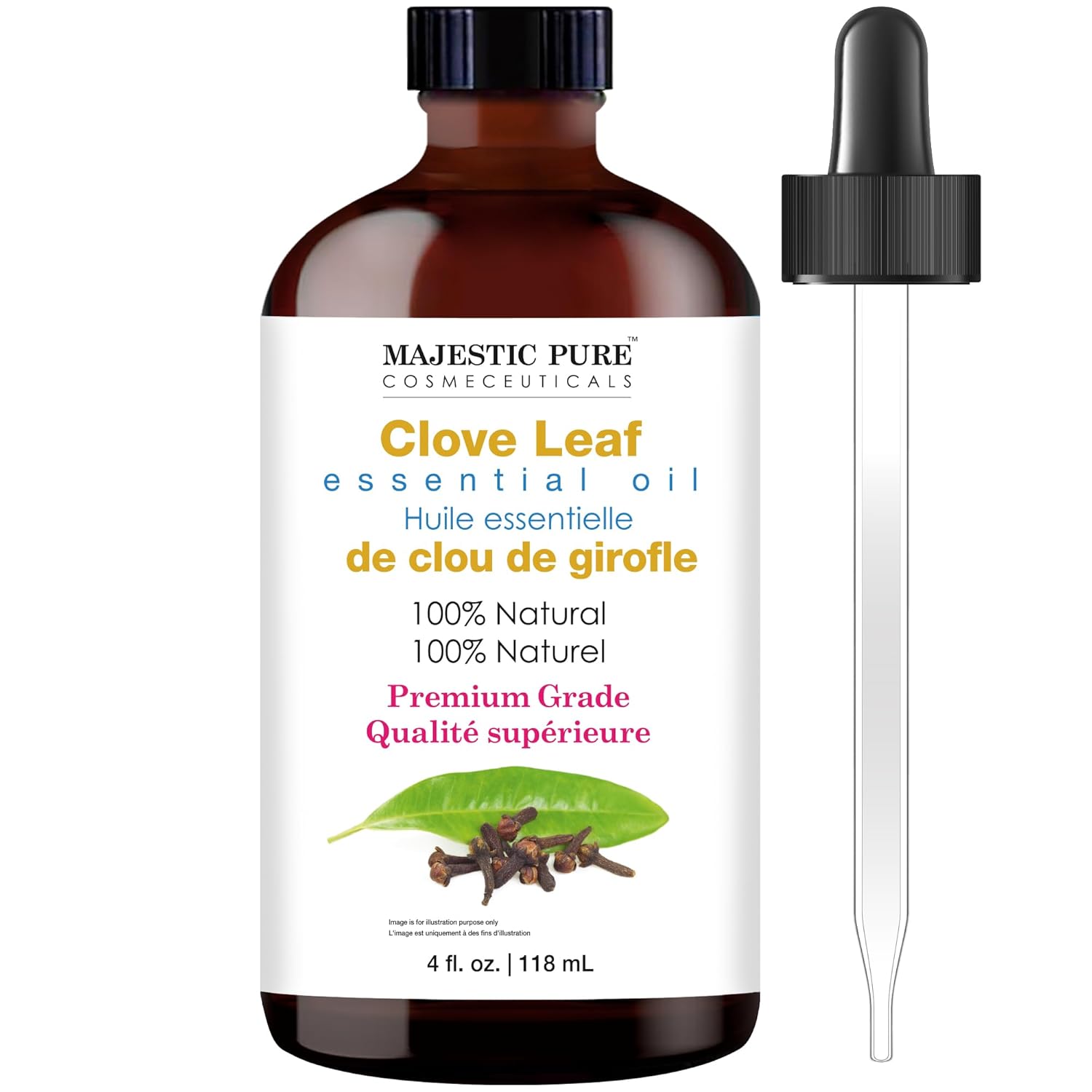 MAJESTIC PURE Clove Essential Oil | 100% Pure and Natural Clove Oil | Premium Gr...