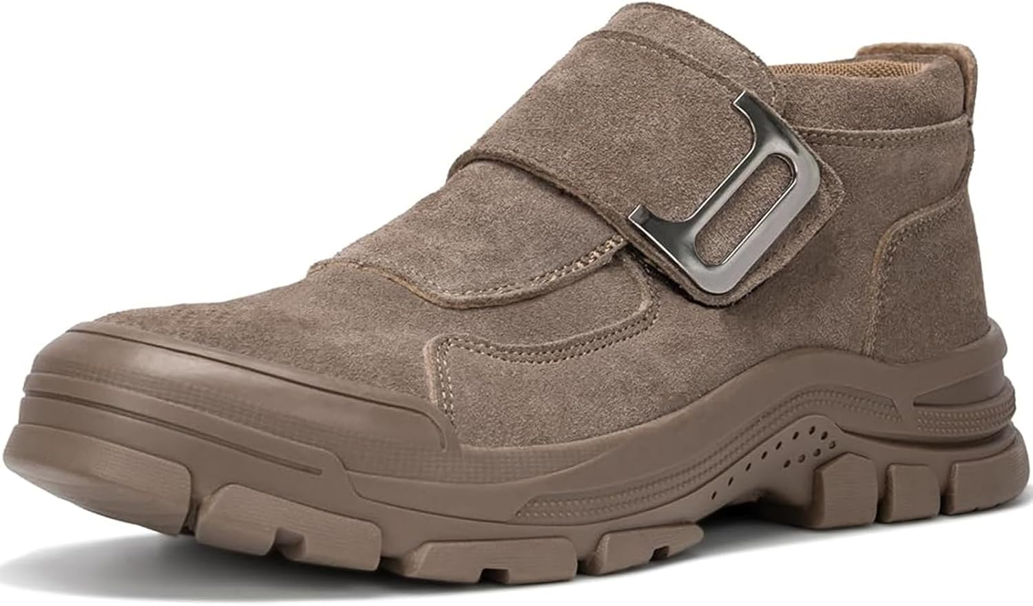Welding Work Boots for Men Slip on Steel Toe Shoes for Men Soft Comfortable Safe...