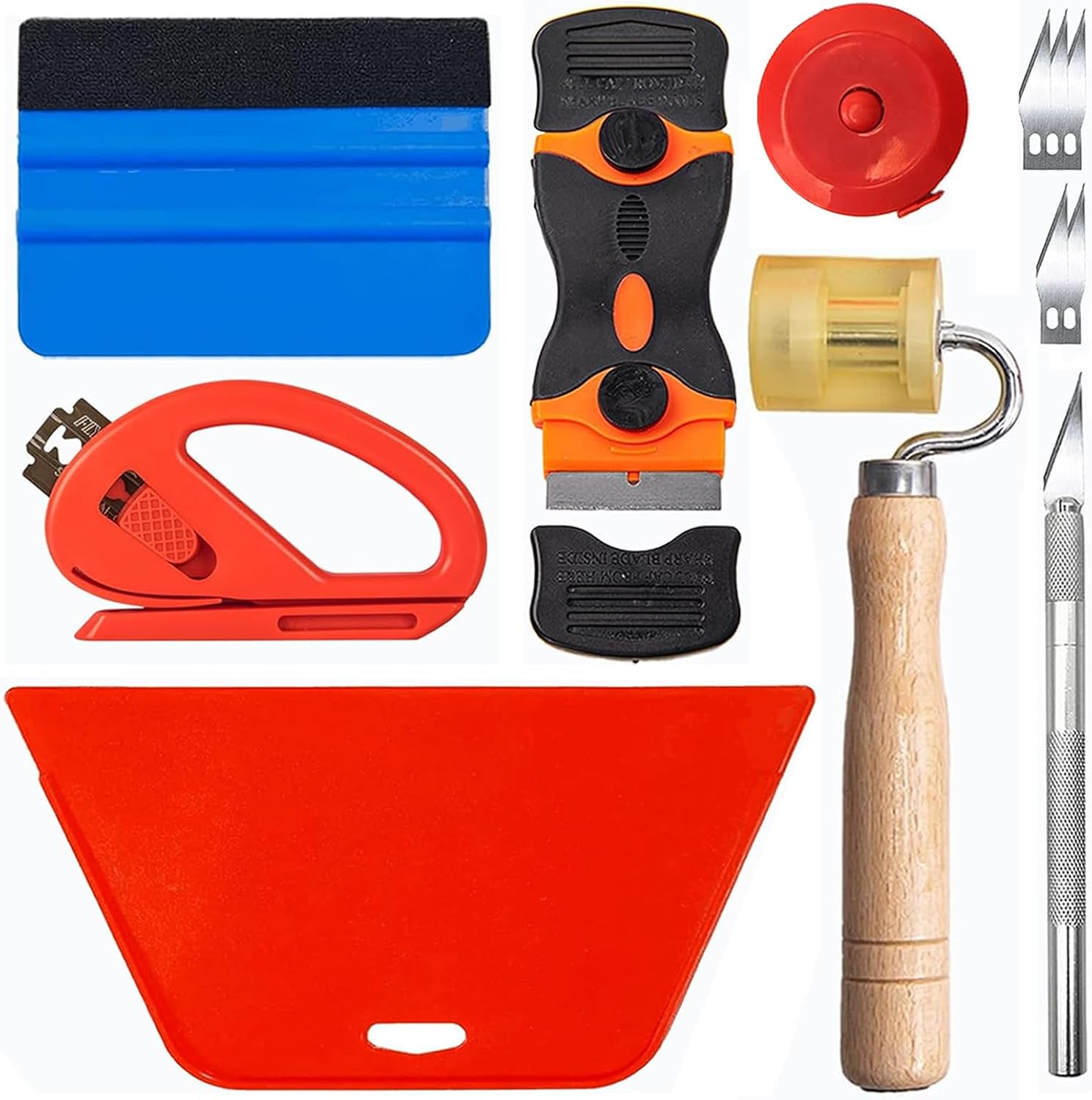Art3d Wallpaper Smoothing Tool Kits, Multi-Function Smoothing Tool Set for Peel...