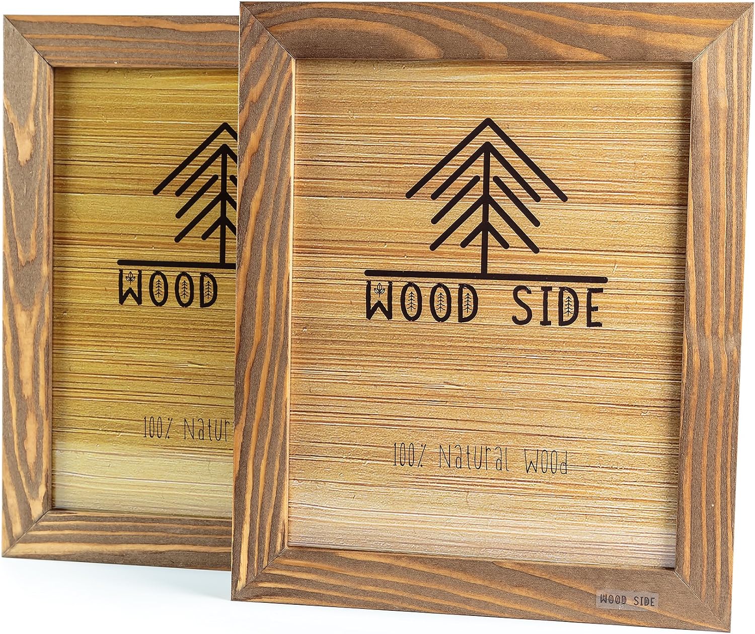 8.5 x 11 Wooden Rustic Picture Frames, Set of 2 for Diploma Documents Certificat...