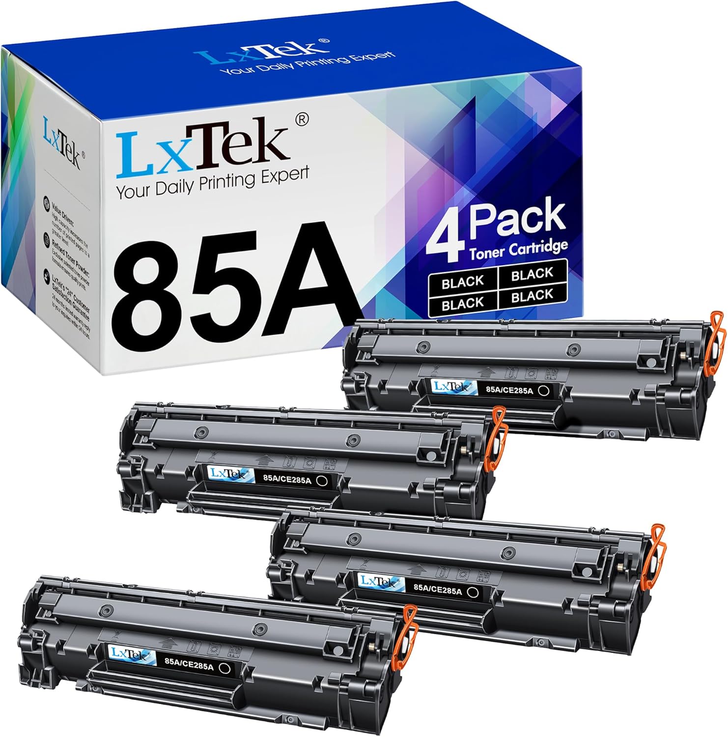 LxTek Compatible Toner Cartridge Replacement for HP 85A CE285A to Compatible wit...