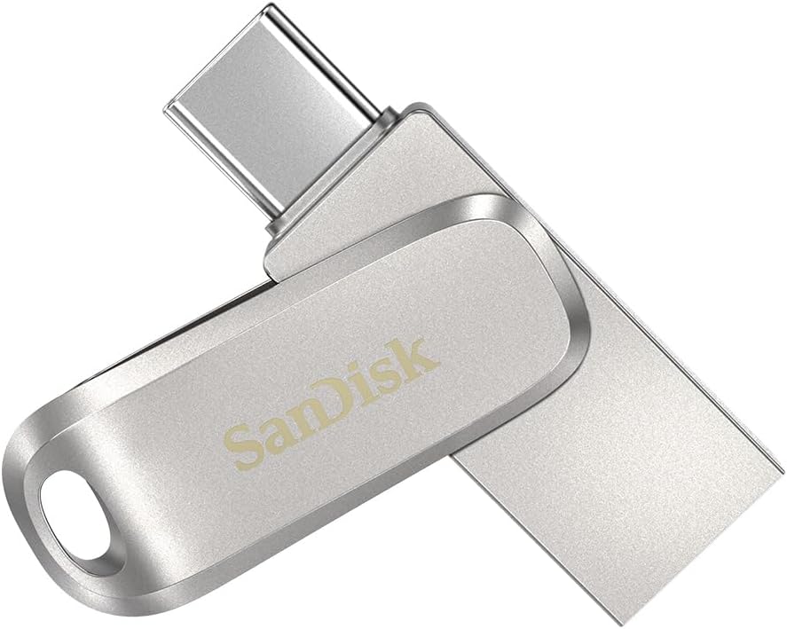 SanDisk 256GB Ultra Dual Drive Luxe USB Type-C - Up to 400MB/s - SDDDC4-256G-GAM...