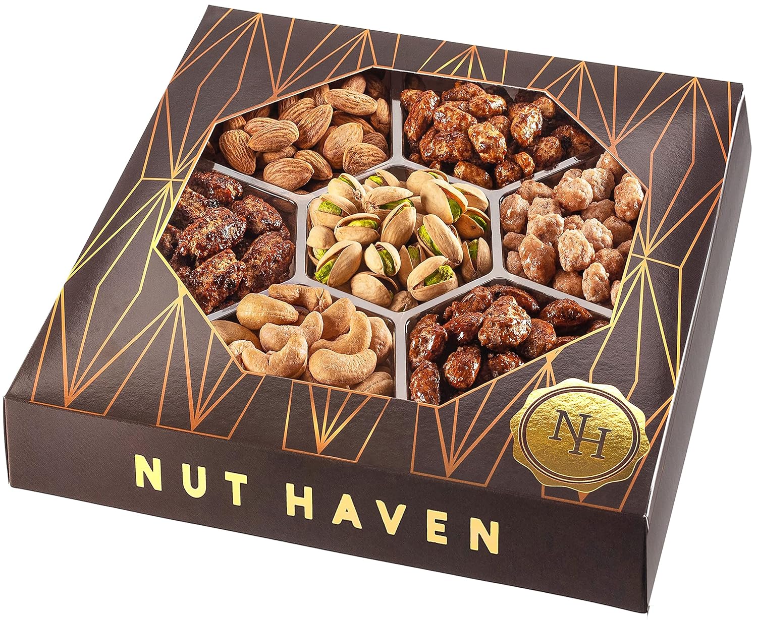 Nuts Gift Basket - Extra Large Assortment Of Sweet & Roasted Salted Gourmet Nuts...