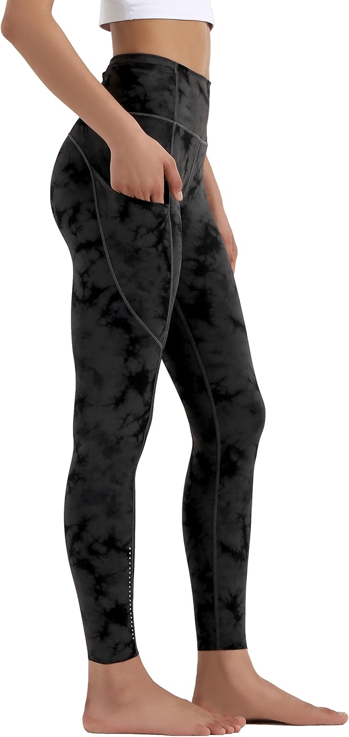 OVRUNS Yoga Pants for Women - High Waist Gym Leggings Tummy Control Workout Runn...