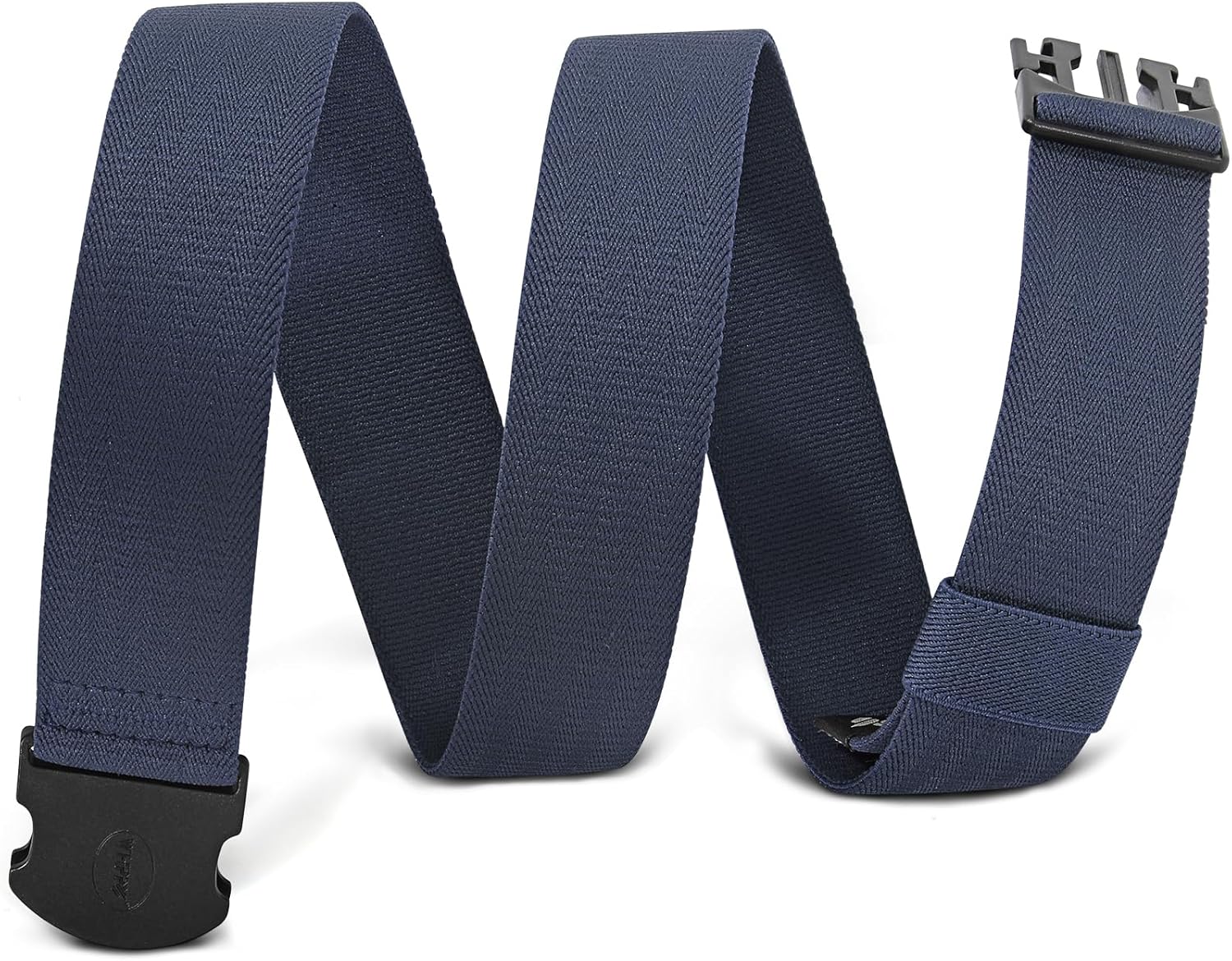 WHIPPY Mens Elastic Stretch Work Belt Unisex Adventure Web Sports Belt with Meta...