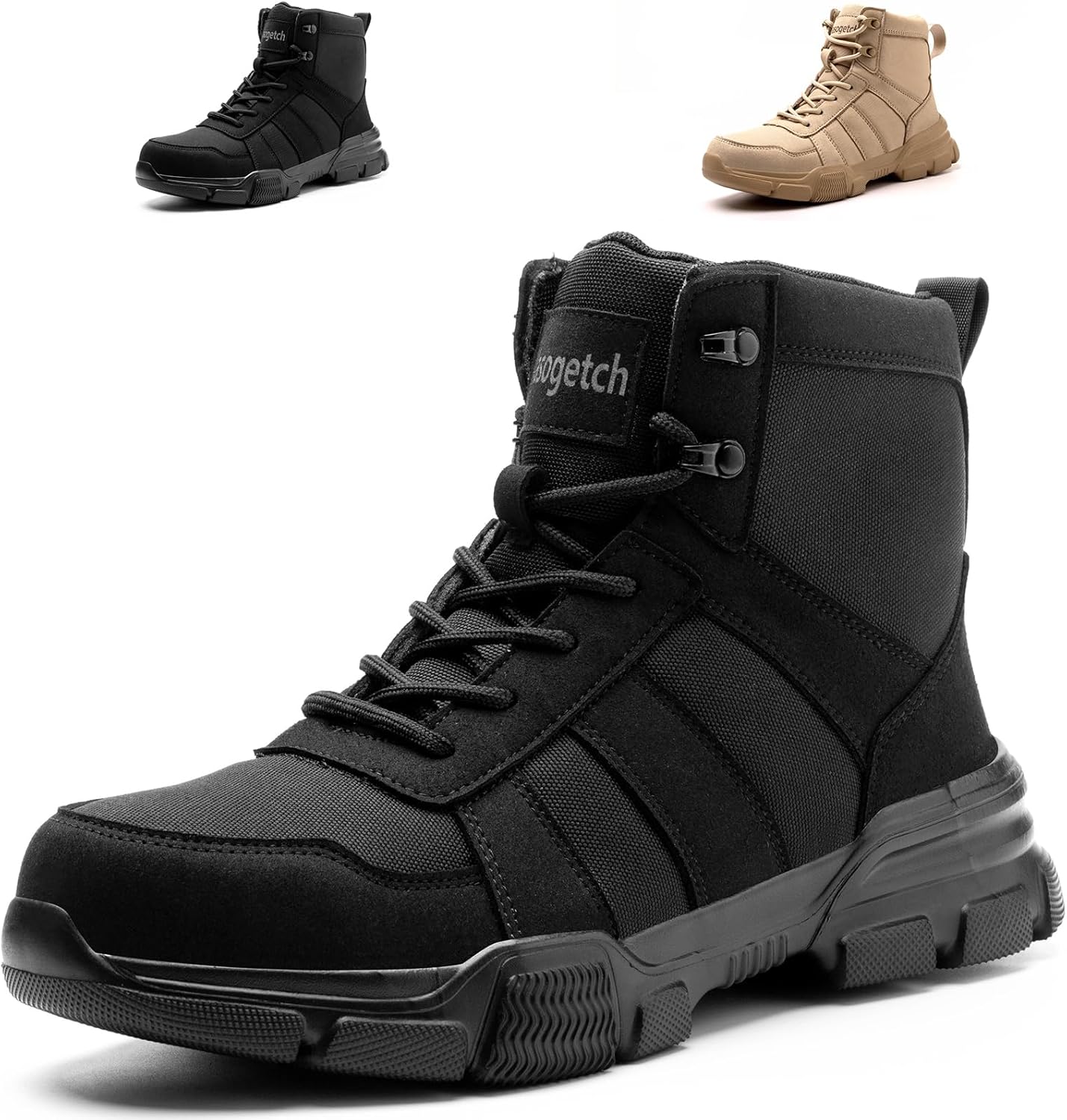 Safety Boots Lightweight Steel Toe Boots Men Women Comfortable Work Boots Shoes...