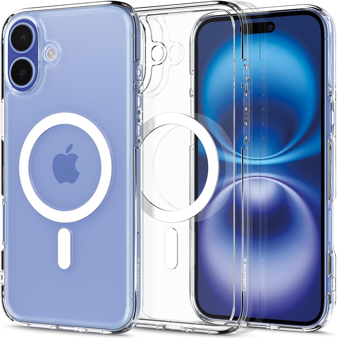 Spigen Ultra Hybrid MagFit Designed for iPhone 16 Case [Anti-Yellowing] [Militar...