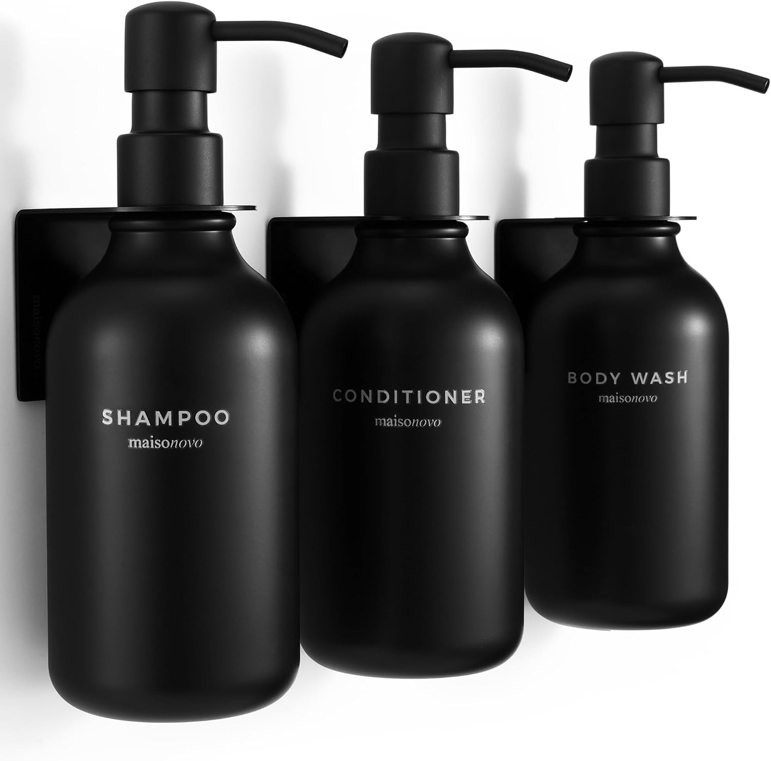 MaisoNovo Shampoo and Conditioner Dispenser - Show...