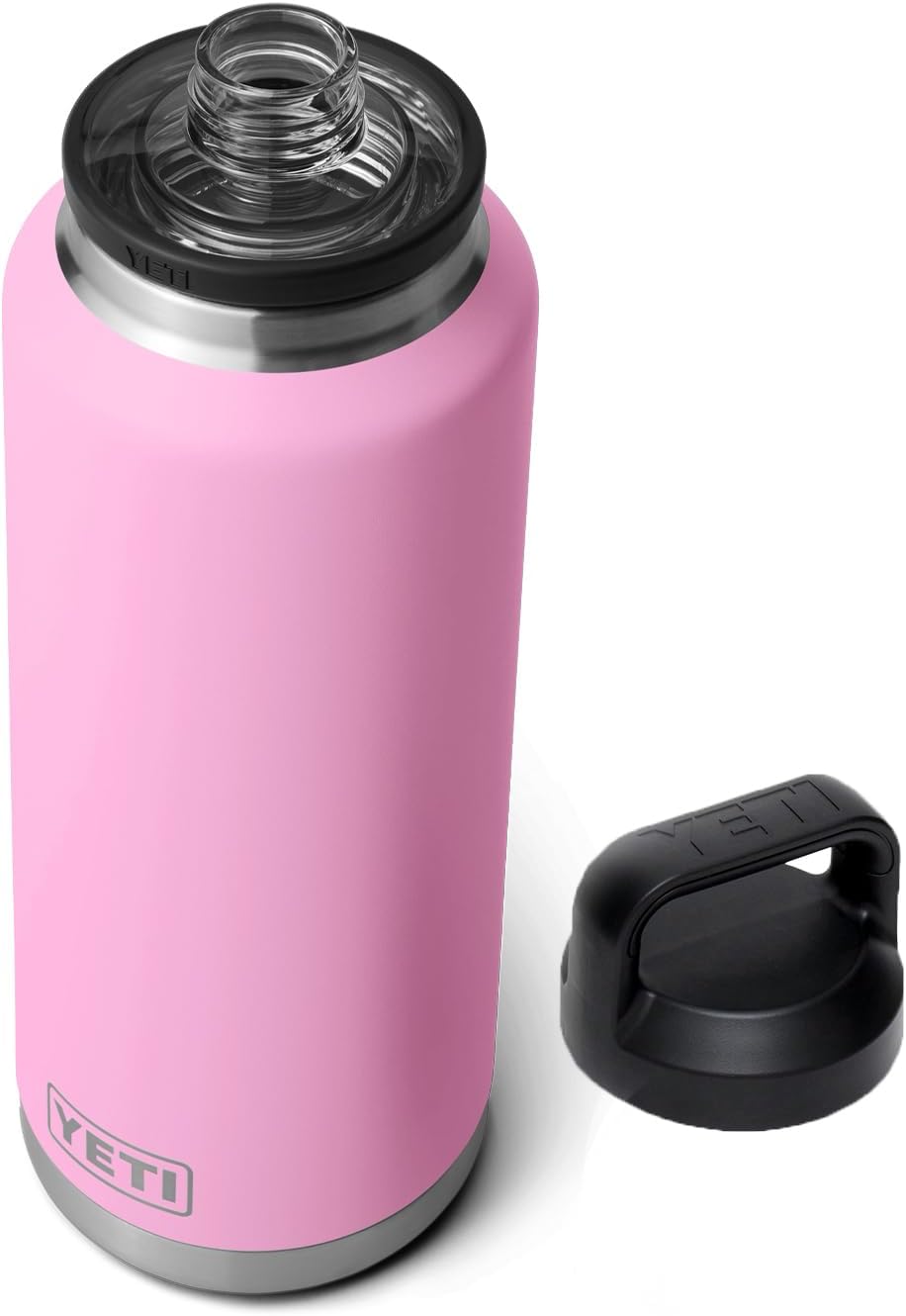 YETI Rambler 46 oz Bottle, Vacuum Insulated, Stainless Steel with Chug Cap Power...