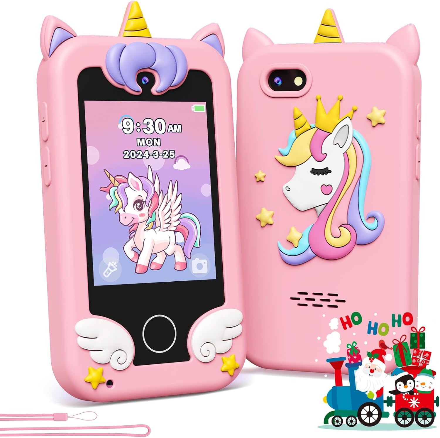 Kikapabi Kids Phone Toys for Girls Boys, Educational Learning Girls Boys Toys wi...