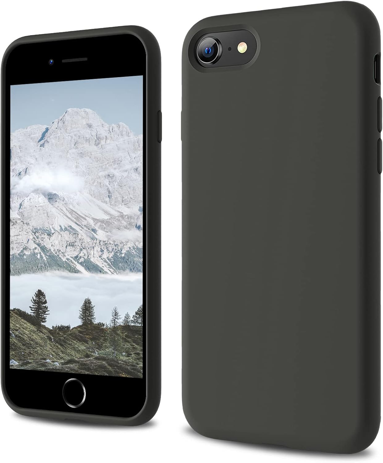 CALOOP Designed for iPhone SE Case 2020/2022, iPhone 8/7 Case, Liquid Silicone F...