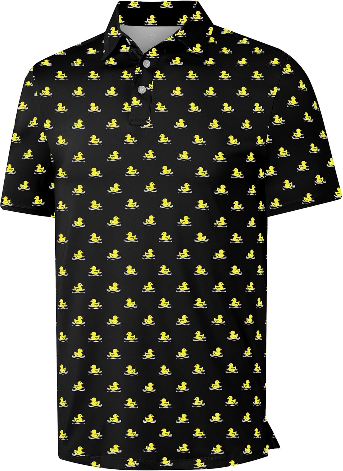Mens Golf Shirt Short Sleeve Funny Print Golf Polo Shirts for Men Lightweight Dr...