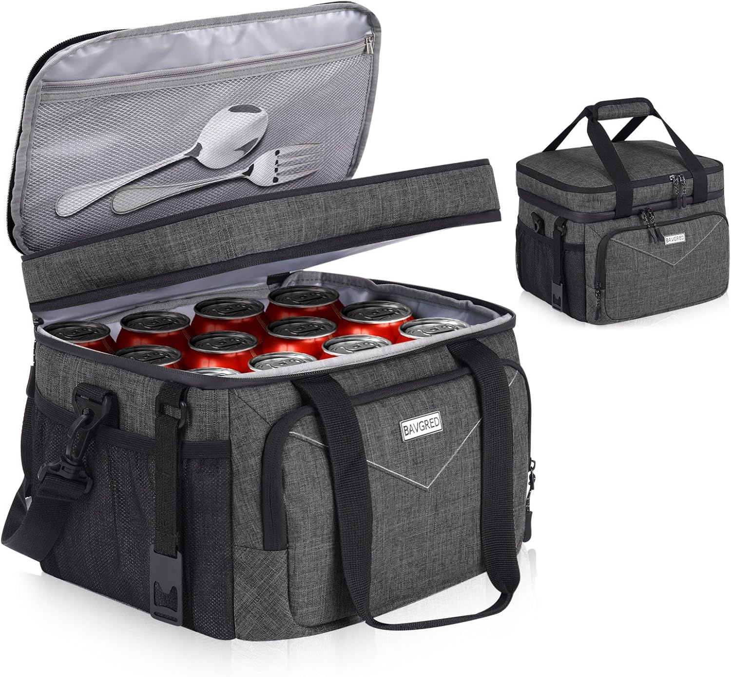 Insulated Lunch Bag for Men/Women-Large Adult Lunch Box-Leakproof Soft Warmer/Co...