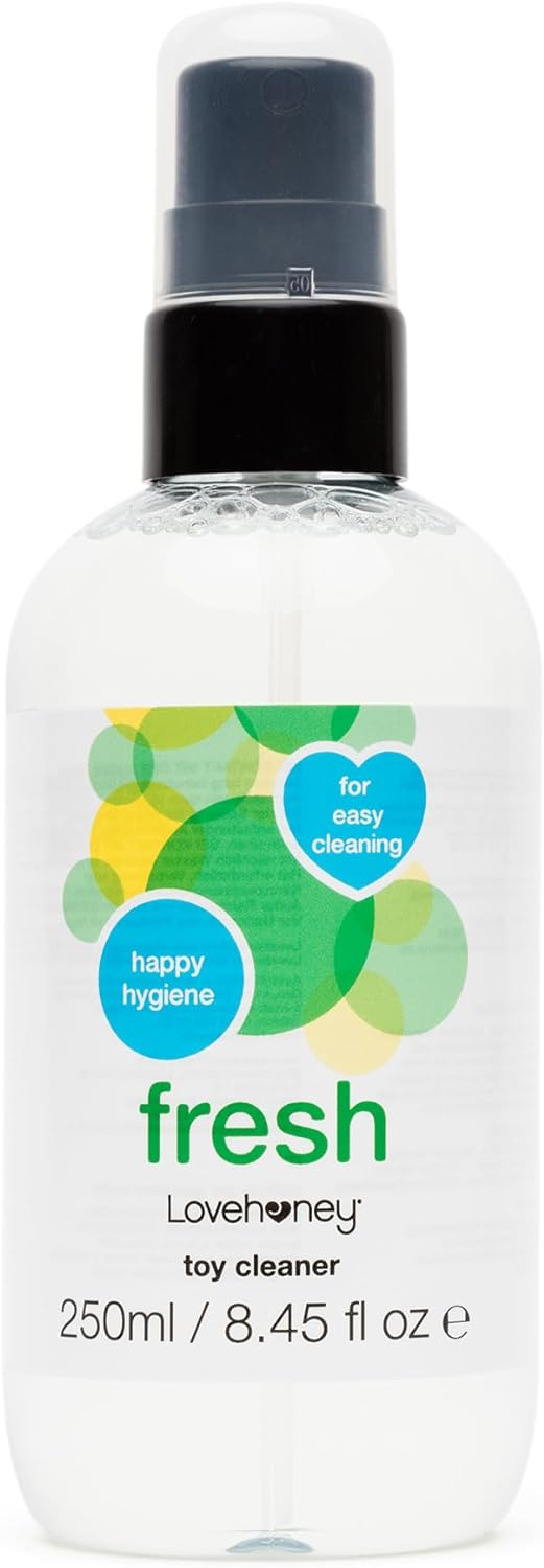 Lovehoney Fresh Toy Cleaner Spray - Water Based Hygienic Liquid - 250ml 1 count...