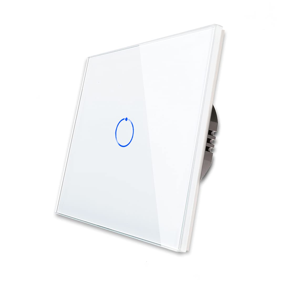 CNBINGO Single Dimmer Switch for LED Lights, White Touch Light Switch, No Neutra...