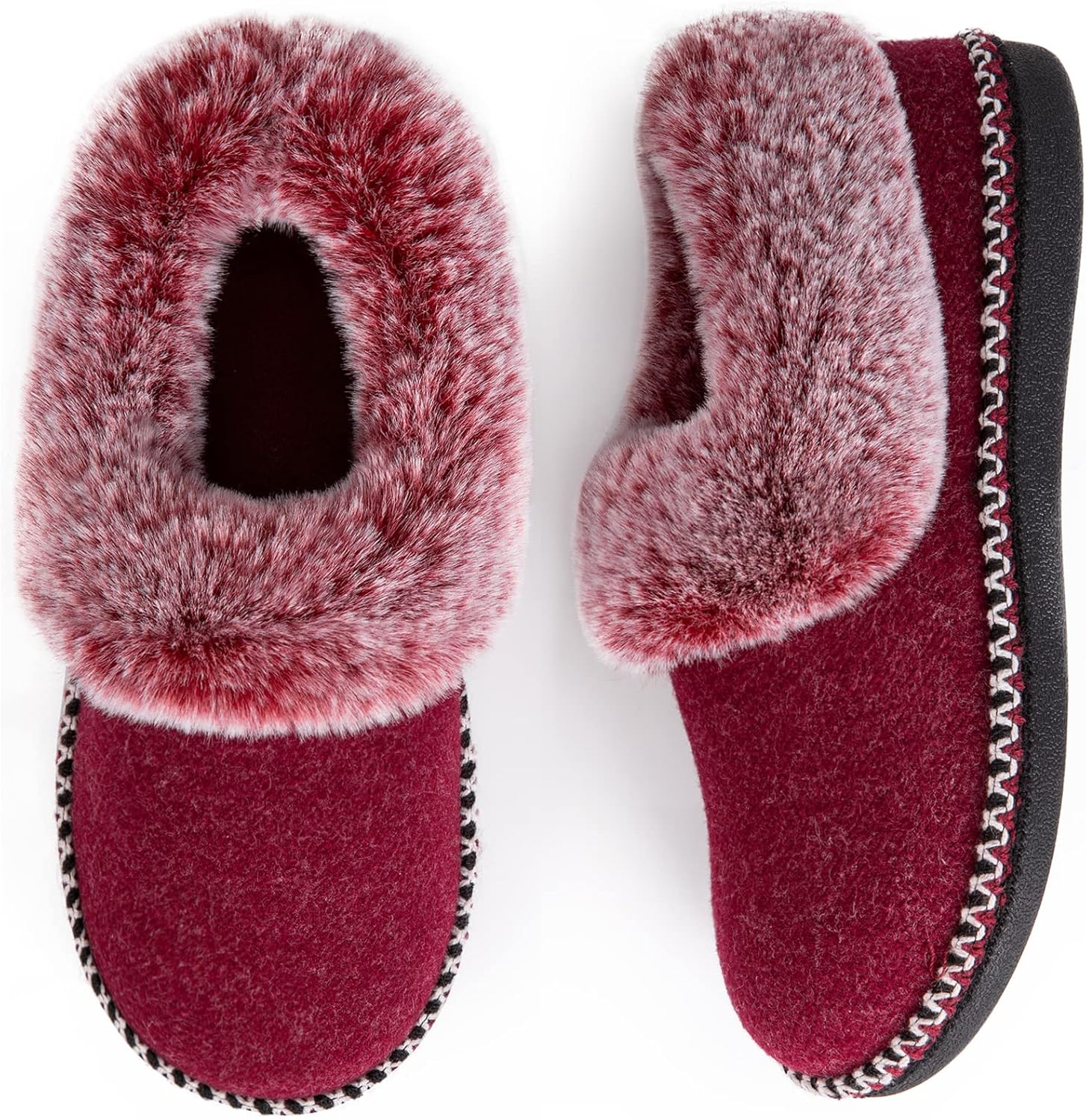 EverFoams Women's Bootie Slippers Warm Soft Comfy Memory Foam Non-slip Indoor Ho...