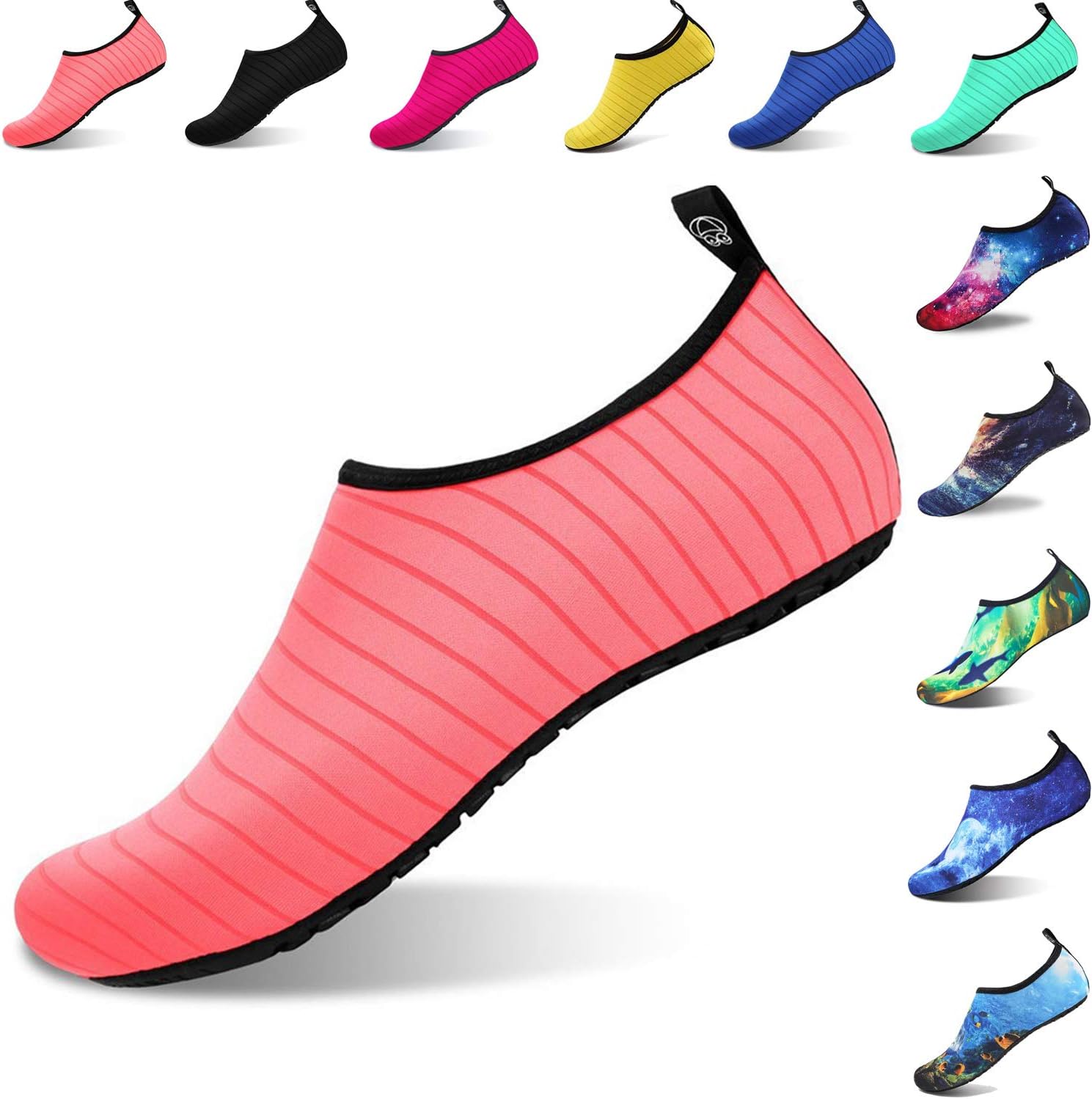 Water Shoes Kids Beach Shoes Aqua Shoes Mens Womens Beach Surf Diving Swim Baref...
