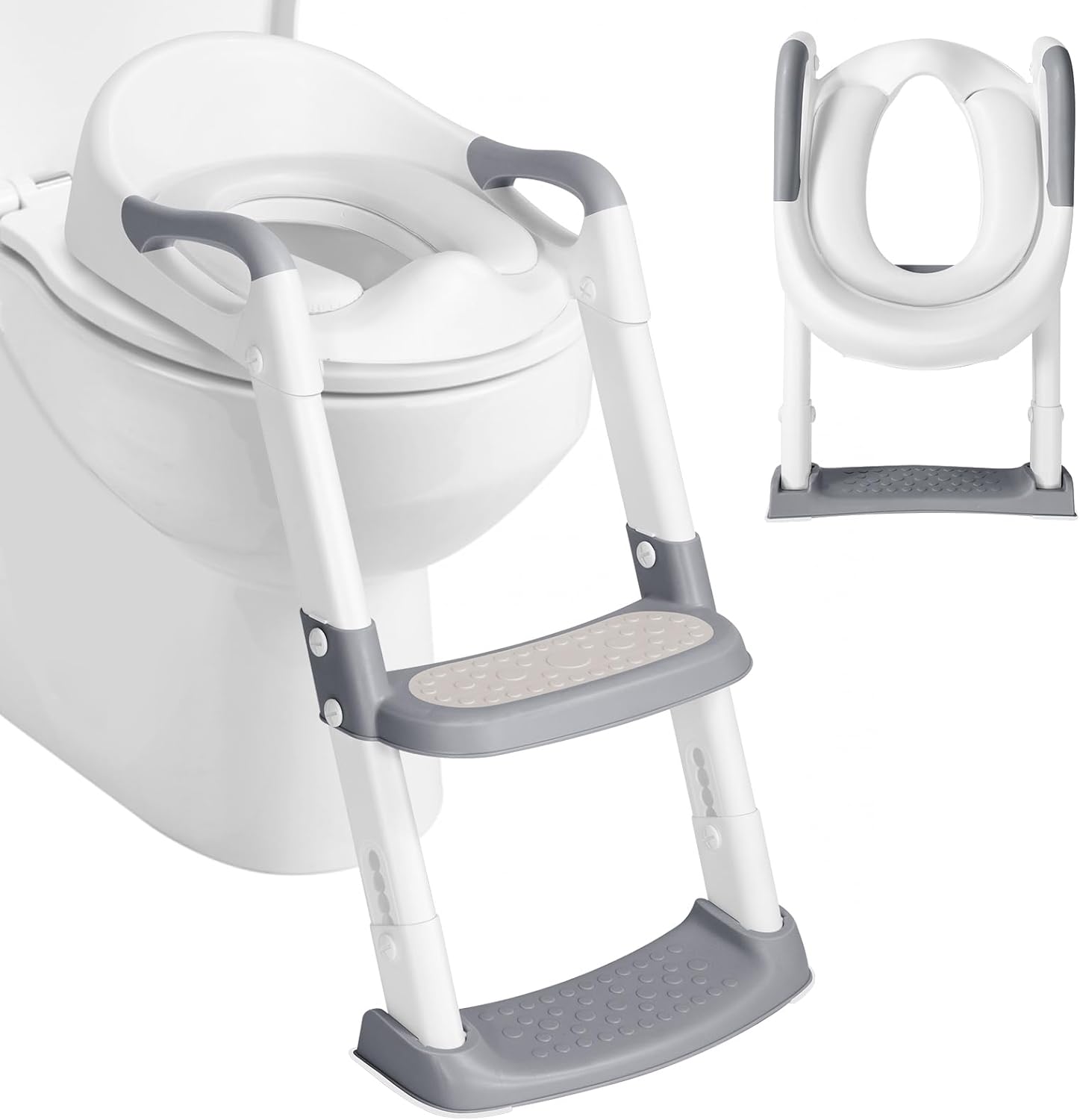 DEANIC Potty Training Toilet Seat, Toddler Toilet Seat and Step for Boys Girls,...