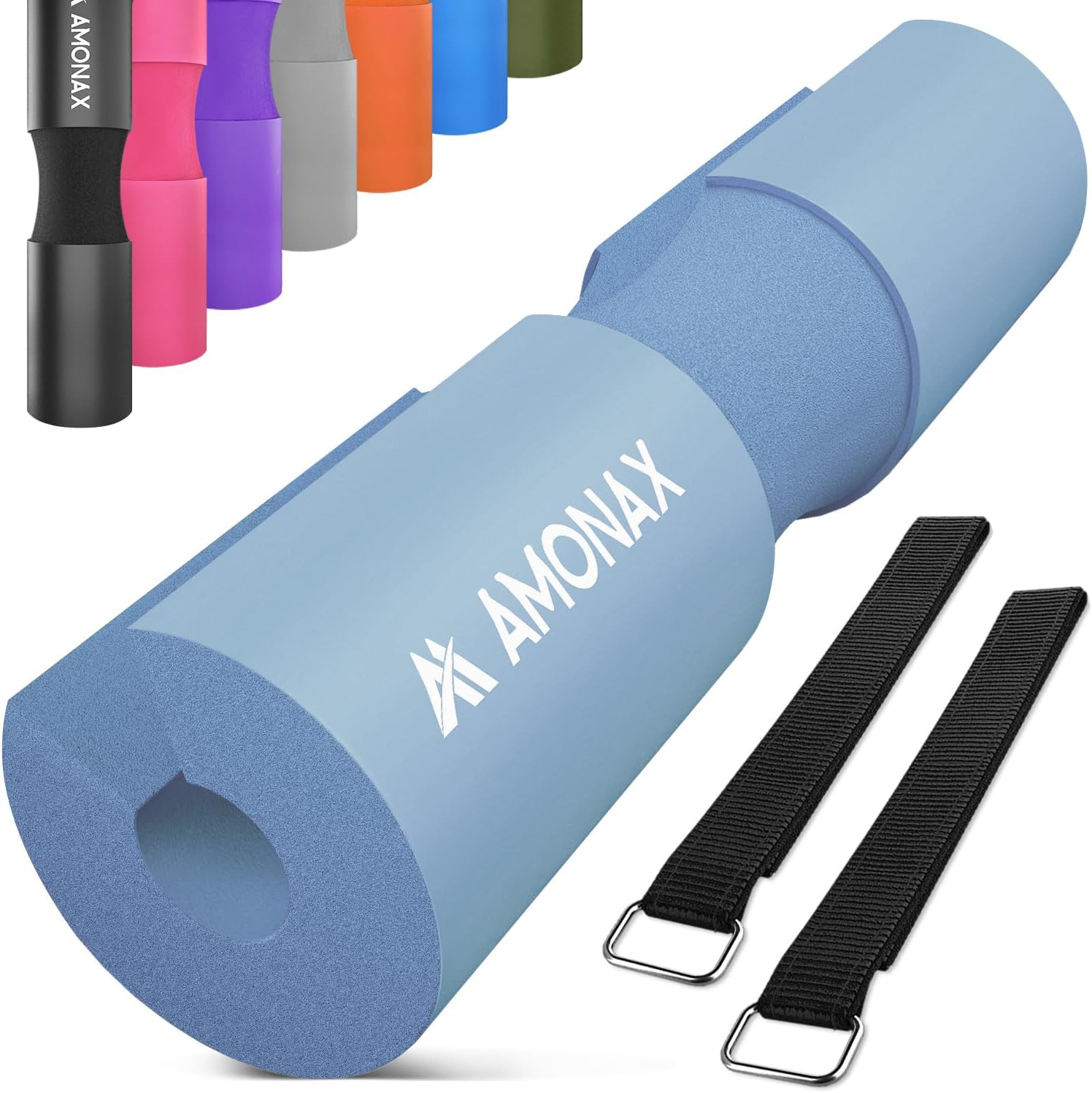 Amonax Barbell Squat Pad, Extra Thick Foam Padding for Neck & Shoulder Support,...