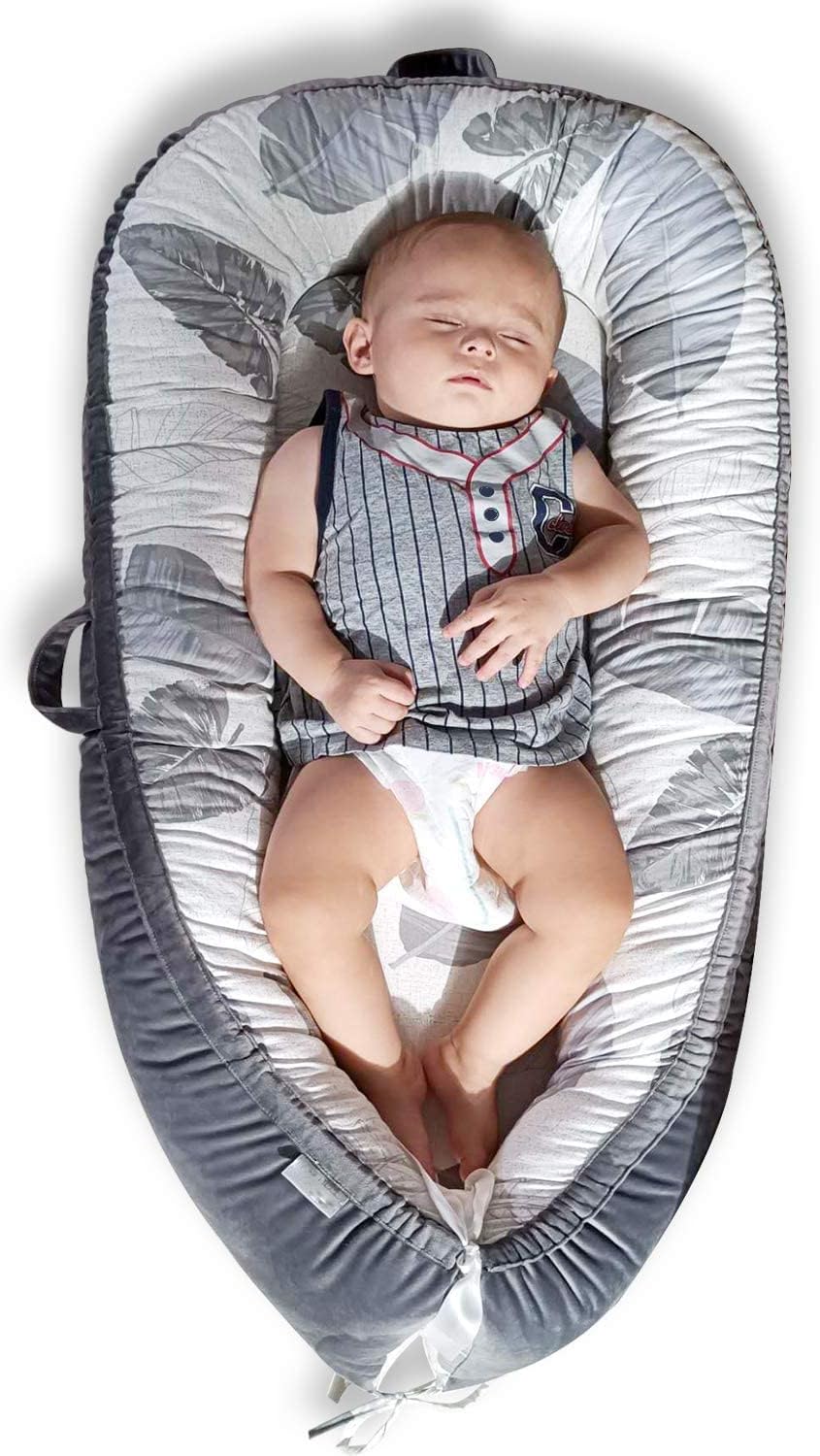 EAQ Baby Nest Pod for Newborn,Baby Sleep Pod Soft Breathable 100% Cotton Napping...